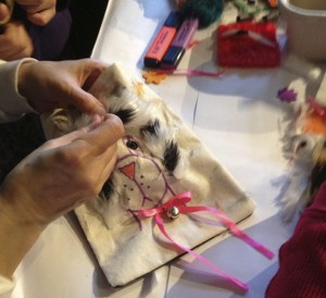 stitching dog pocket